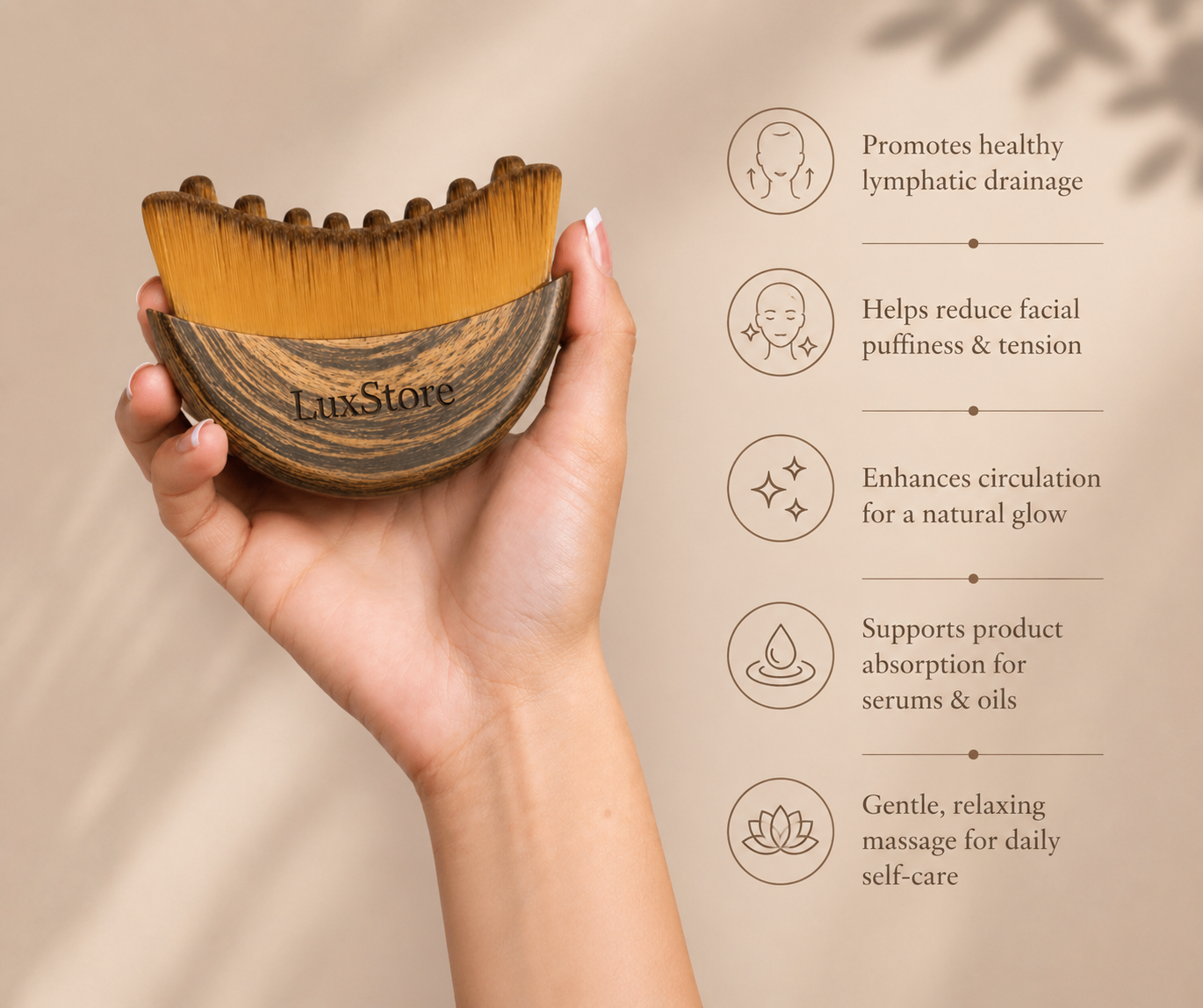 Lymphatic Contour Face Brush