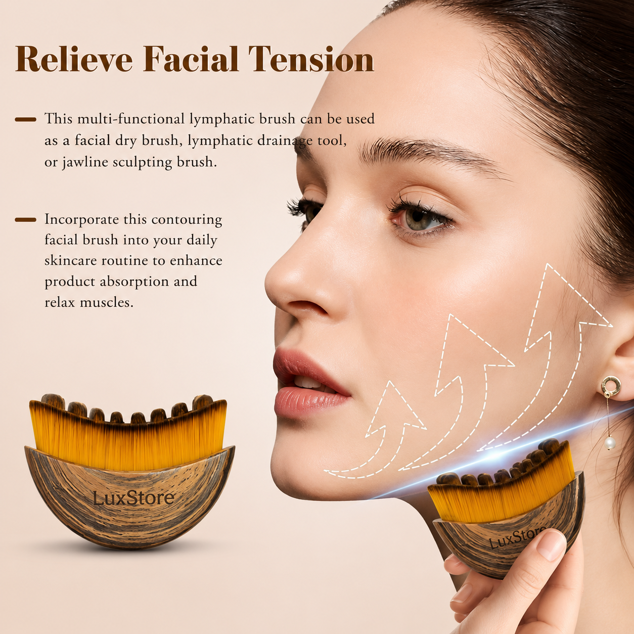 Lymphatic Contour Face Brush